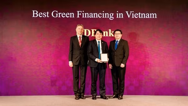 HDBank nhận giải thưởng Tổ chức Tài chính Xanh tốt nhất Việt Nam