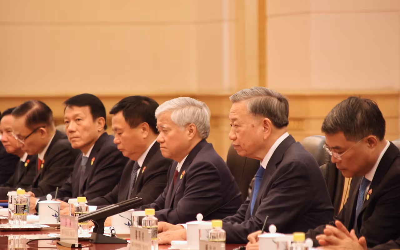 Tổng Bí thư, Chủ tịch nước Tô Lâm hội kiến Chủ tịch Chính hiệp Toàn quốc Trung Quốc Vương Hộ Ninh -0