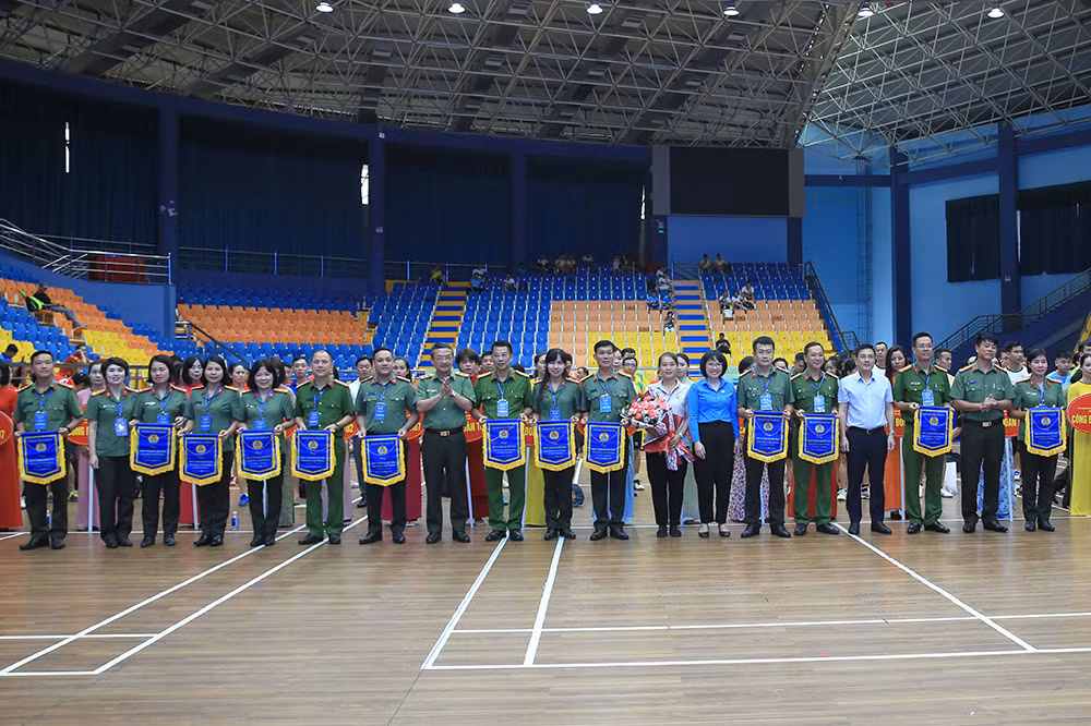 Hơn 600 vận động viên tham gia Hội thao Công đoàn CAND -0
