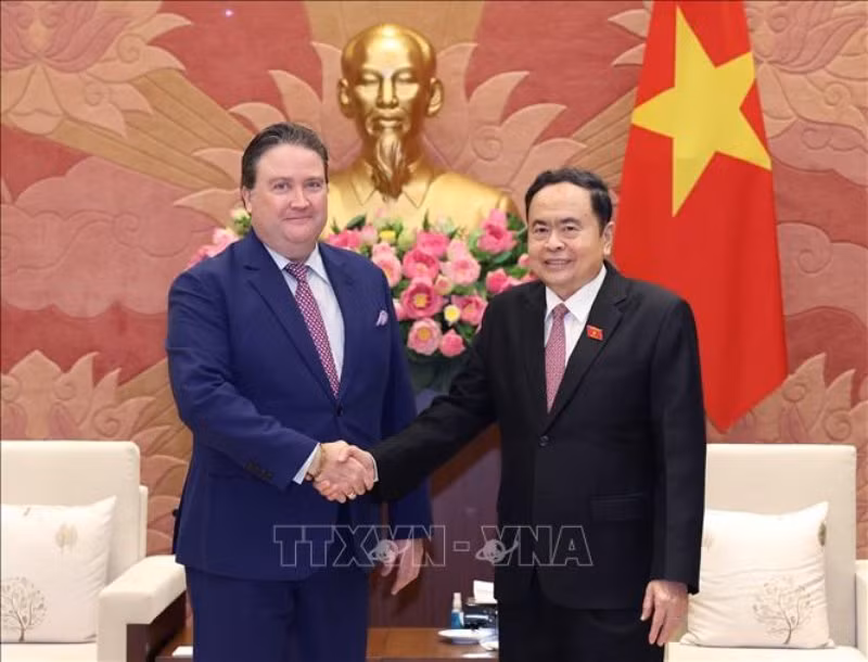 Chủ tịch Quốc hội Trần Thanh Mẫn tiếp Đại sứ Hoa Kỳ Marc Evans Knapper -0