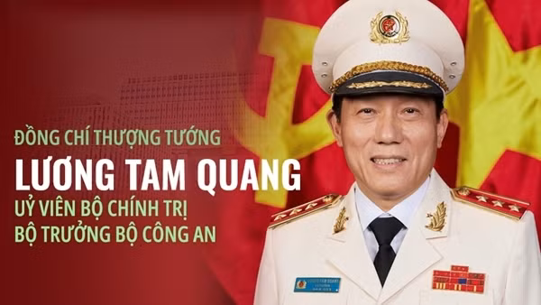 Tiểu sử tân Uỷ viên Bộ Chính trị, Bộ trưởng Bộ Công an Lương Tam Quang