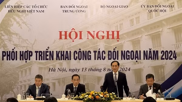 Hội nghị phối hợp triển khai công tác đối ngoại năm 2024