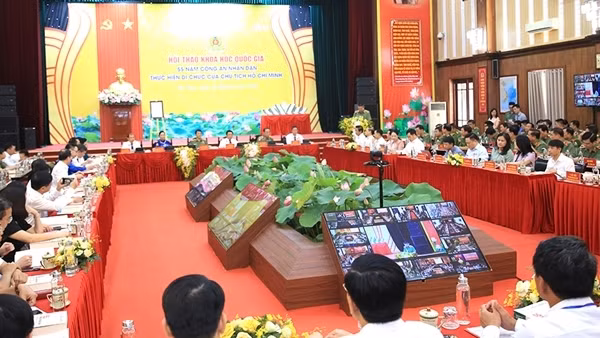 Hội thảo khoa học quốc gia "55 năm CAND&nbsp;thực hiện Di chúc của Chủ tịch Hồ Chí Minh"