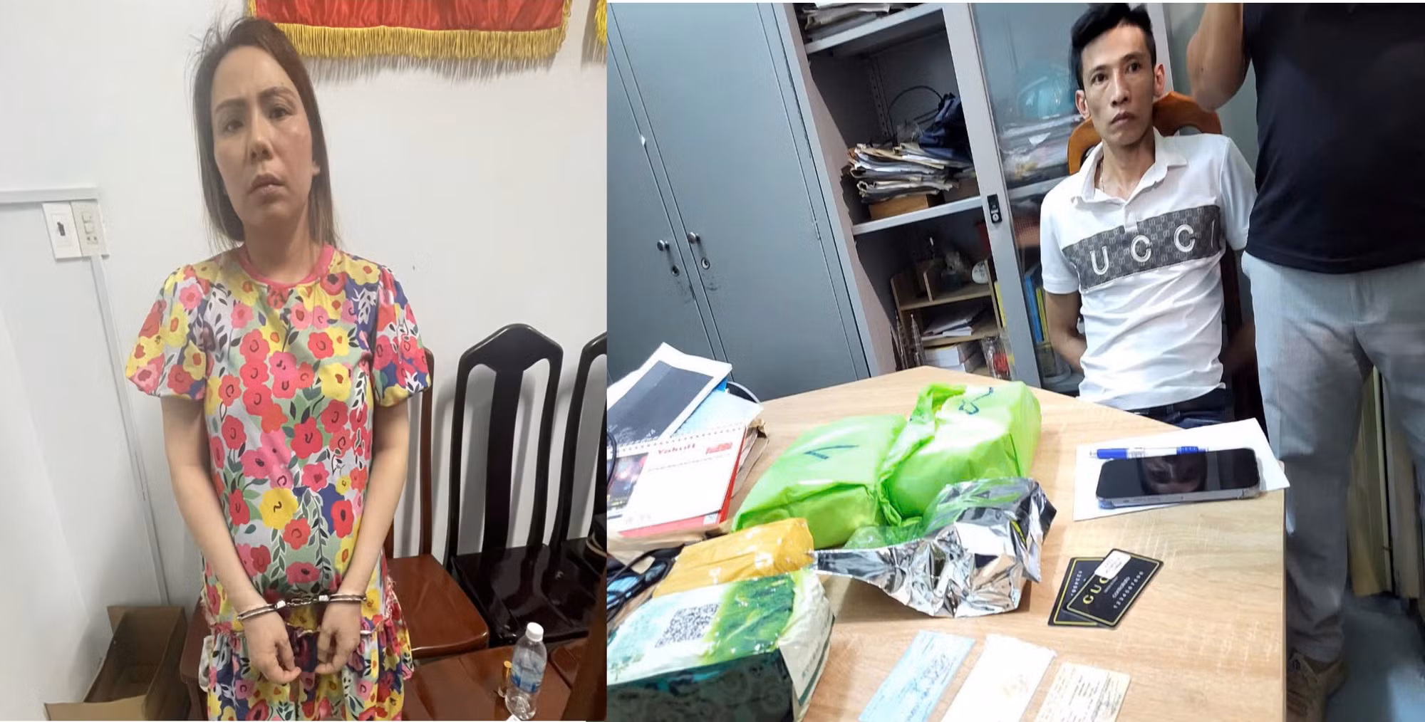 Phối hợp bắt giữ hai đối tượng vận chuyển trái phép hơn 4kg ma túy -0