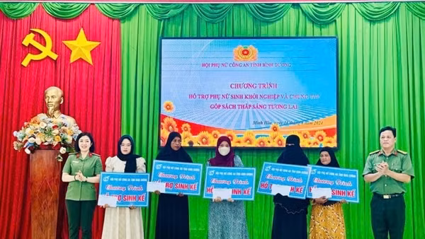 Phụ nữ Công an Bình Dương với những hoạt động thiết thực, ý nghĩa