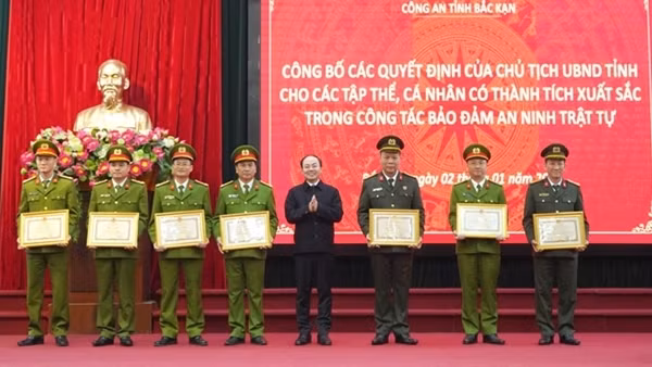 Công an tỉnh Bắc Kạn kéo giảm 24% tội phạm về trật tự xã hội
