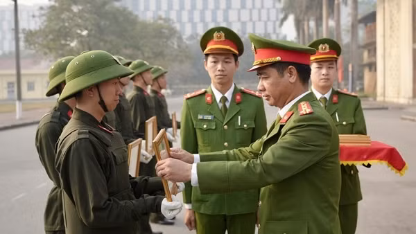 Hơn 300 học viên đào tạo văn bằng 2 hoàn thành huấn luyện đầu khoá