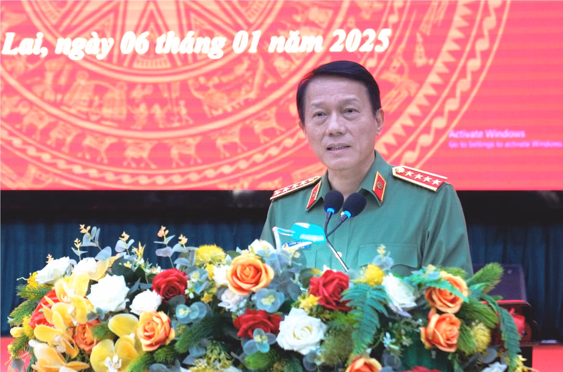 Bộ trưởng Lương Tam Quang thăm, chúc Tết cán bộ, chiến sĩ Công an Gia Lai -0