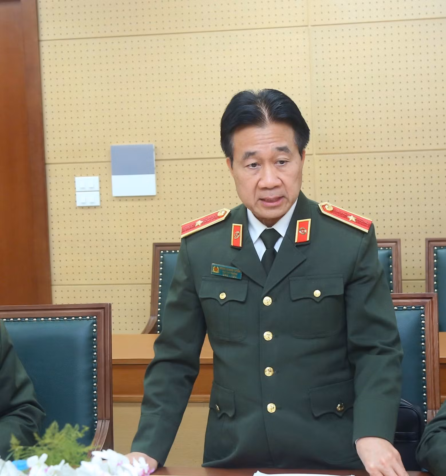 Đoàn khảo sát của Ban Thường vụ Đảng uỷ Công an Trung ương làm việc tại Đảng bộ Cục CSGT -0