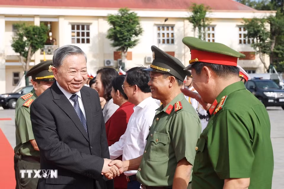 Tổng Bí thư: Công an Bình Phước phải tiên phong trong sắp xếp, tinh gọn bộ máy -0