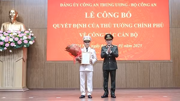 Thiếu tướng Đặng Hồng Đức được bổ nhiệm giữ chức Thứ trưởng Bộ Công an