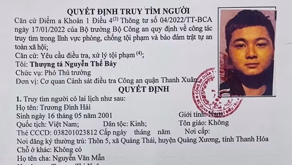 Truy tìm người bạn cùng trọ lấy mất tài sản
