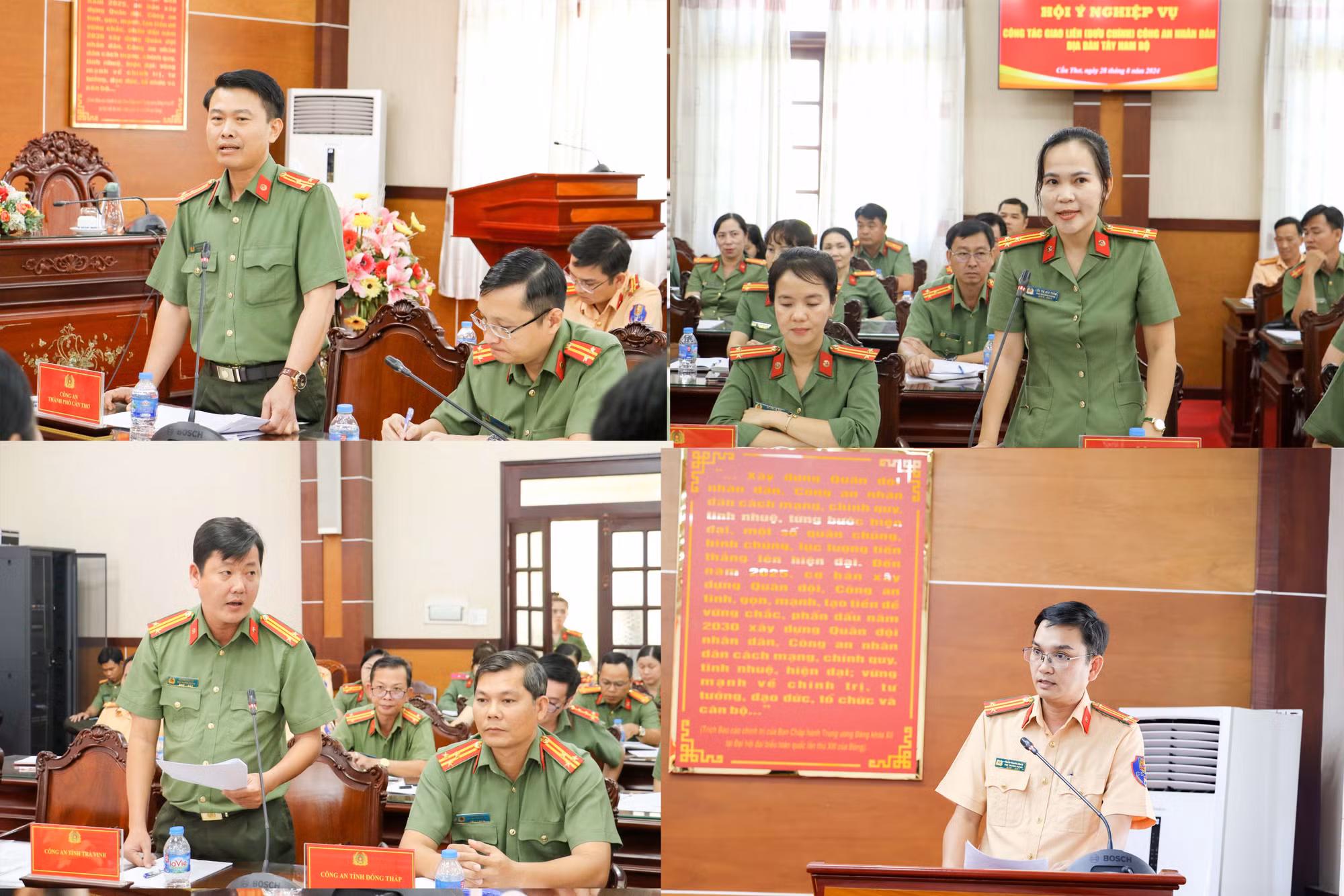 Hội ý nghiệp vụ công tác giao liên CAND địa bàn Tây Nam Bộ -0