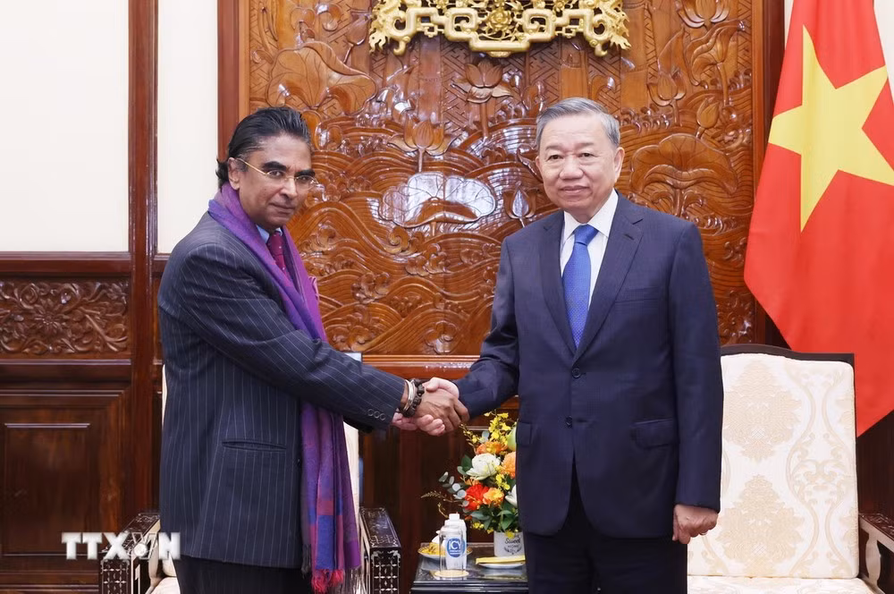Tổng Bí thư, Chủ tịch nước Tô Lâm tiếp Đại sứ Sri Lanka đến chào từ biệt -0