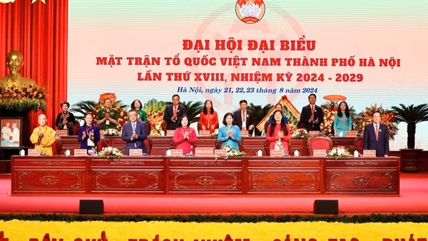Tổ chức Đại hội đại biểu Mặt trận Tổ quốc Việt Nam TP Hà Nội
