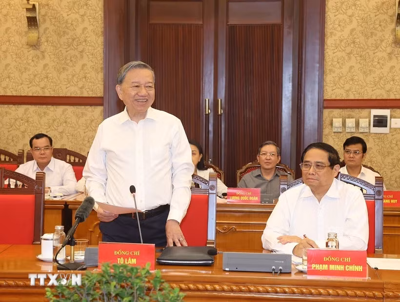 Tổng Bí thư, Chủ tịch nước phát biểu tại cuộc họp Tiểu ban Văn kiện Đại hội XIV -0