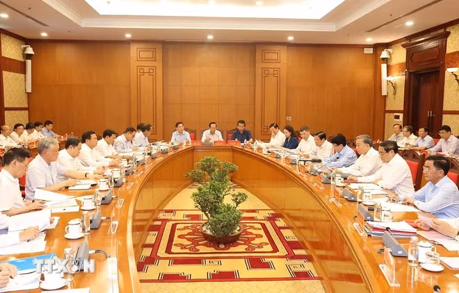 Tổng Bí thư, Chủ tịch nước Tô Lâm chủ trì cuộc họp Tiểu ban Văn kiện Đại hội XIV -0