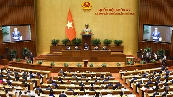 Quốc hội bắt đầu phiên họp bất thường xem xét công tác nhân sự