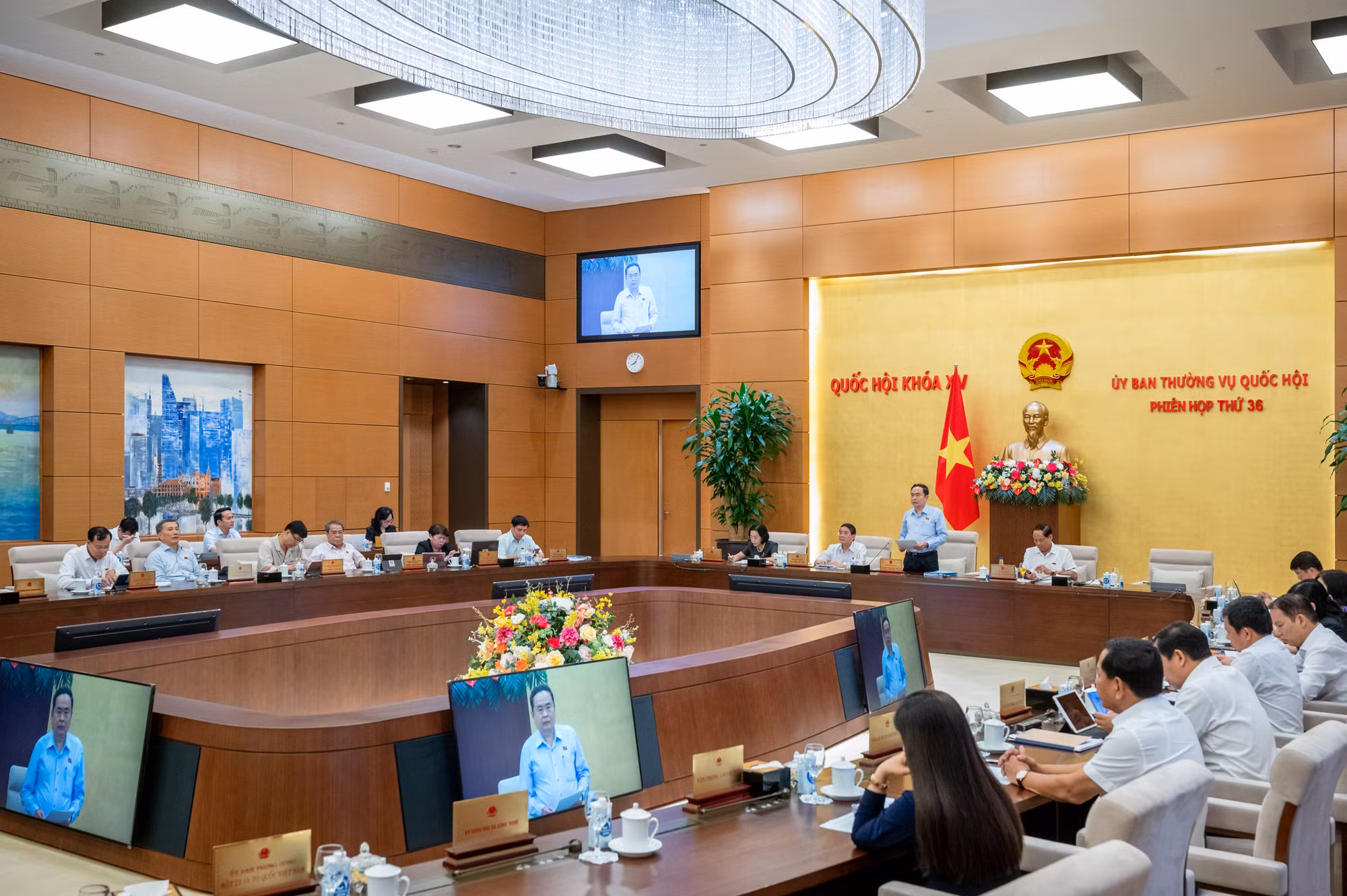 Chất vấn lĩnh vực ANTT, an toàn xã hội tại Phiên họp 36 của Uỷ ban Thường vụ Quốc hội -0