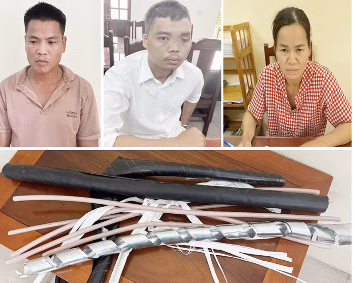 Triệt xóa ổ nhóm trộm cắp dây cáp điện tại các mặt bằng dự án dân cư đô thị -0