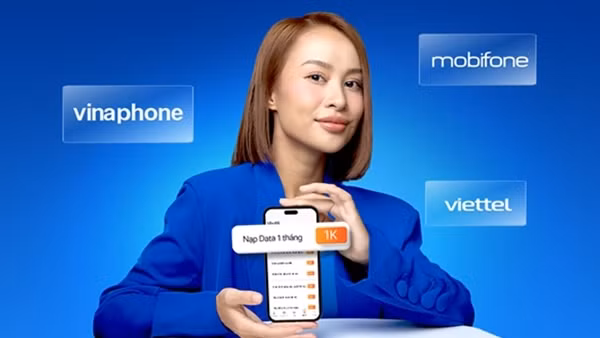 Tặng gói data 30 ngày với giá chỉ 1.000 VNĐ cho người dùng mới trên MyVIB