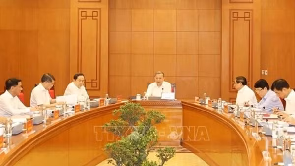 Tổng Bí thư, Chủ tịch nước Tô Lâm chủ trì cuộc họp Tiểu ban Nhân sự Đại hội XIV