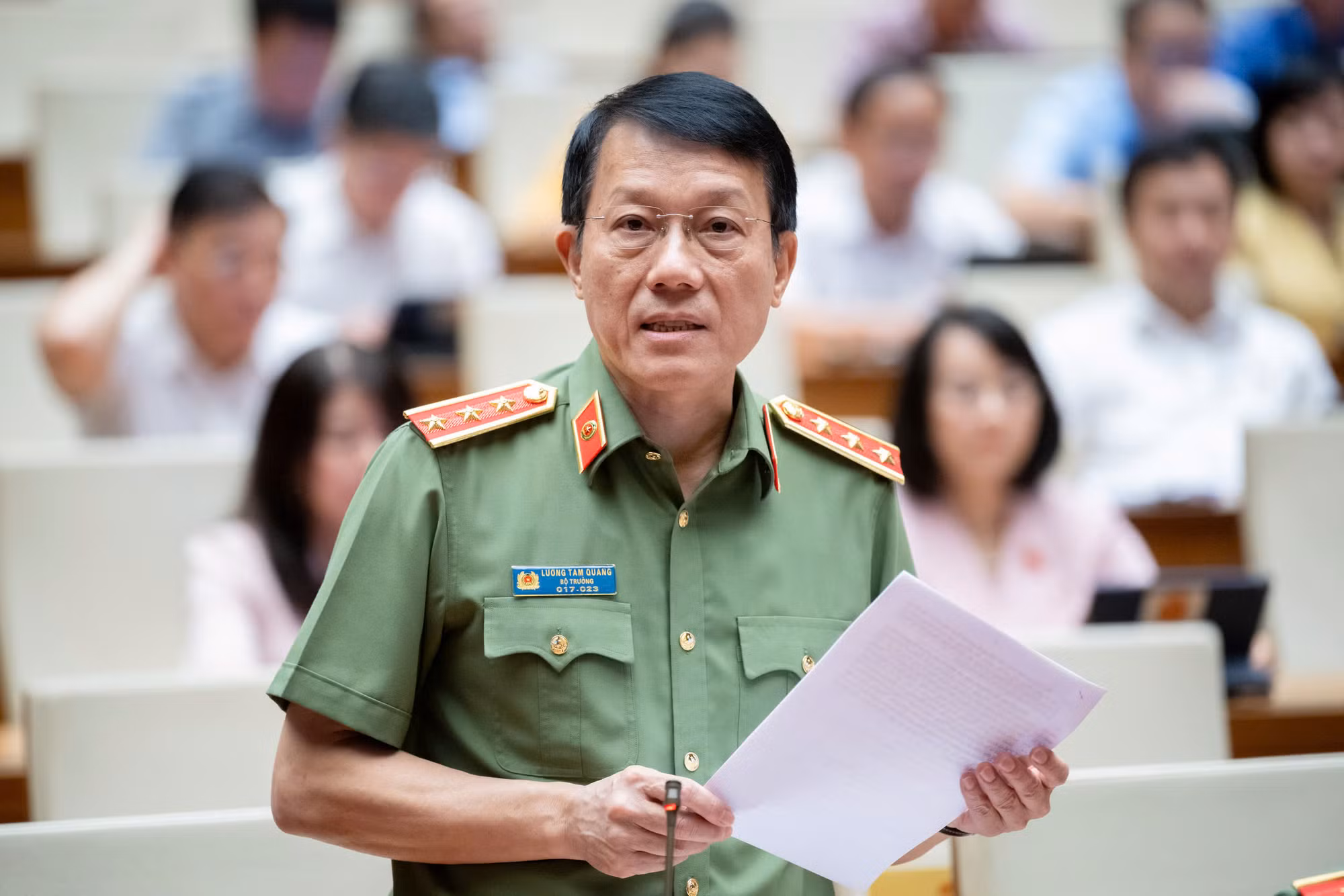 Bộ trưởng Lương Tam Quang nêu các giải pháp đặc thù đấu tranh với tội phạm trên không gian mạng -0