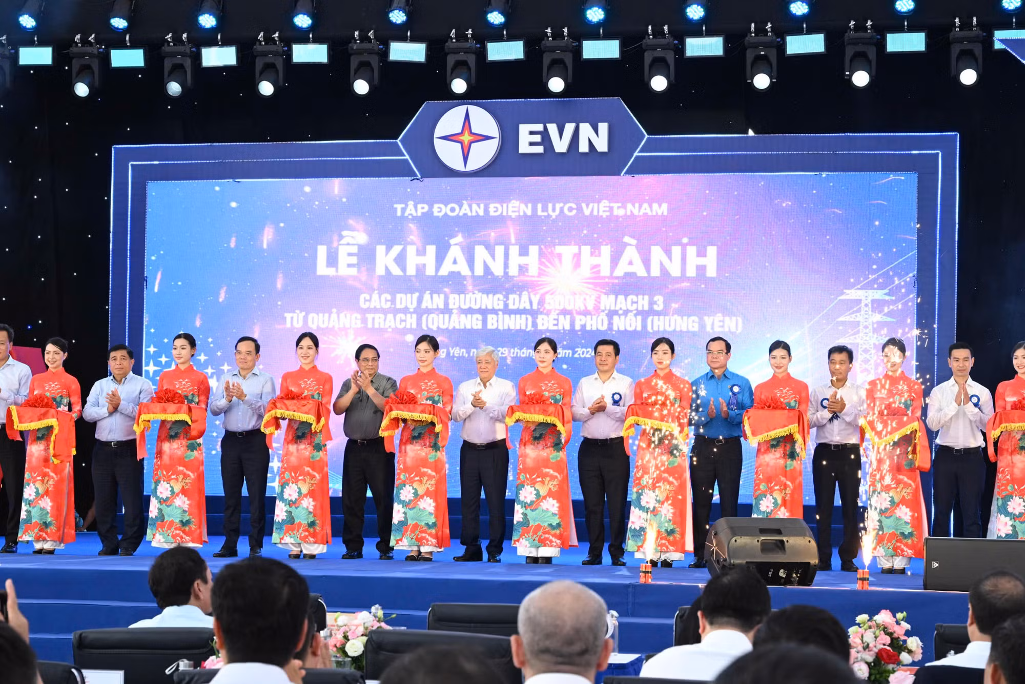 Khánh thành Dự án đường dây 500 kV mạch 3 Quảng Trạch - Phố Nối -0