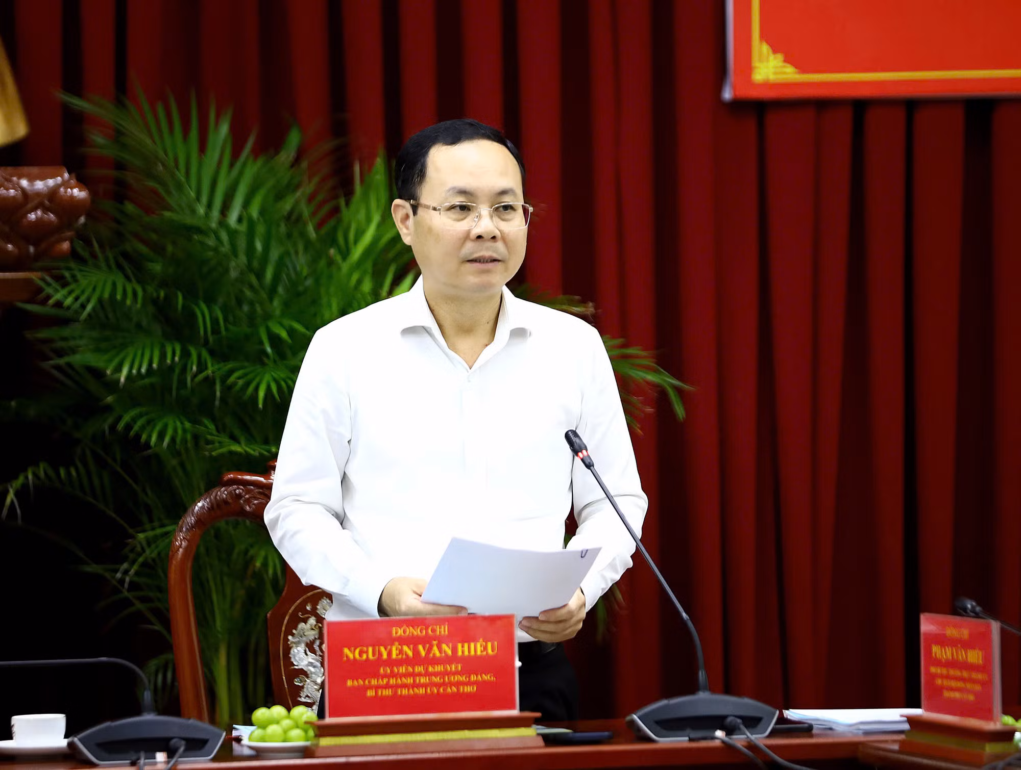 Công bố quyết định kiểm tra Ban Thường vụ Thành ủy Cần Thơ -0