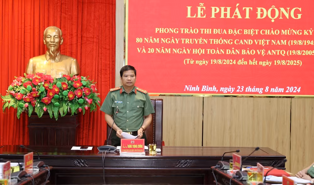 Công an tỉnh Ninh Bình phát động phong trào thi đua đặc biệt&nbsp; -0