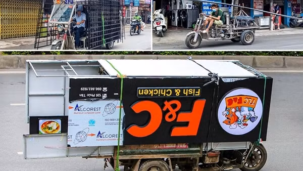 Bị xử lý, tài xế xe ba gác biện minh "vì kế sinh nhai" ảnh 11