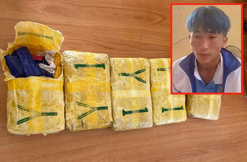Liên tiếp bắt 2 đối tượng vận chuyển trái phép 8 bánh heroin và 30.000 viên MTTH -0