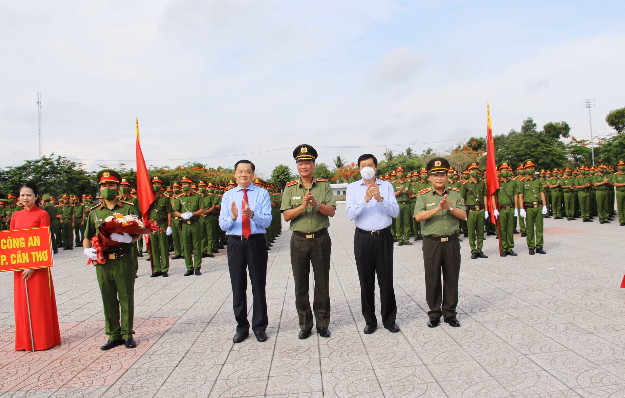 Khai mạc Hội thi điều lệnh, bắn súng, võ thuật CAND -0