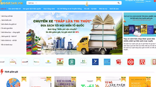 Trợ giá sách tới 80% tại Hội Sách trực tuyến quốc gia