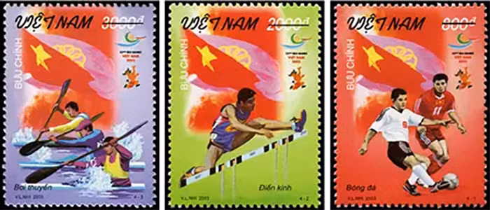 Phát hành bộ tem “Đại hội Thể thao Đông Nam Á lần thứ 31 - SEA Games 31” -0