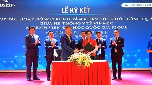 Vinmec hợp tác với SNUH thành lập Trung tâm khám sức khỏe tổng quát cao cấp