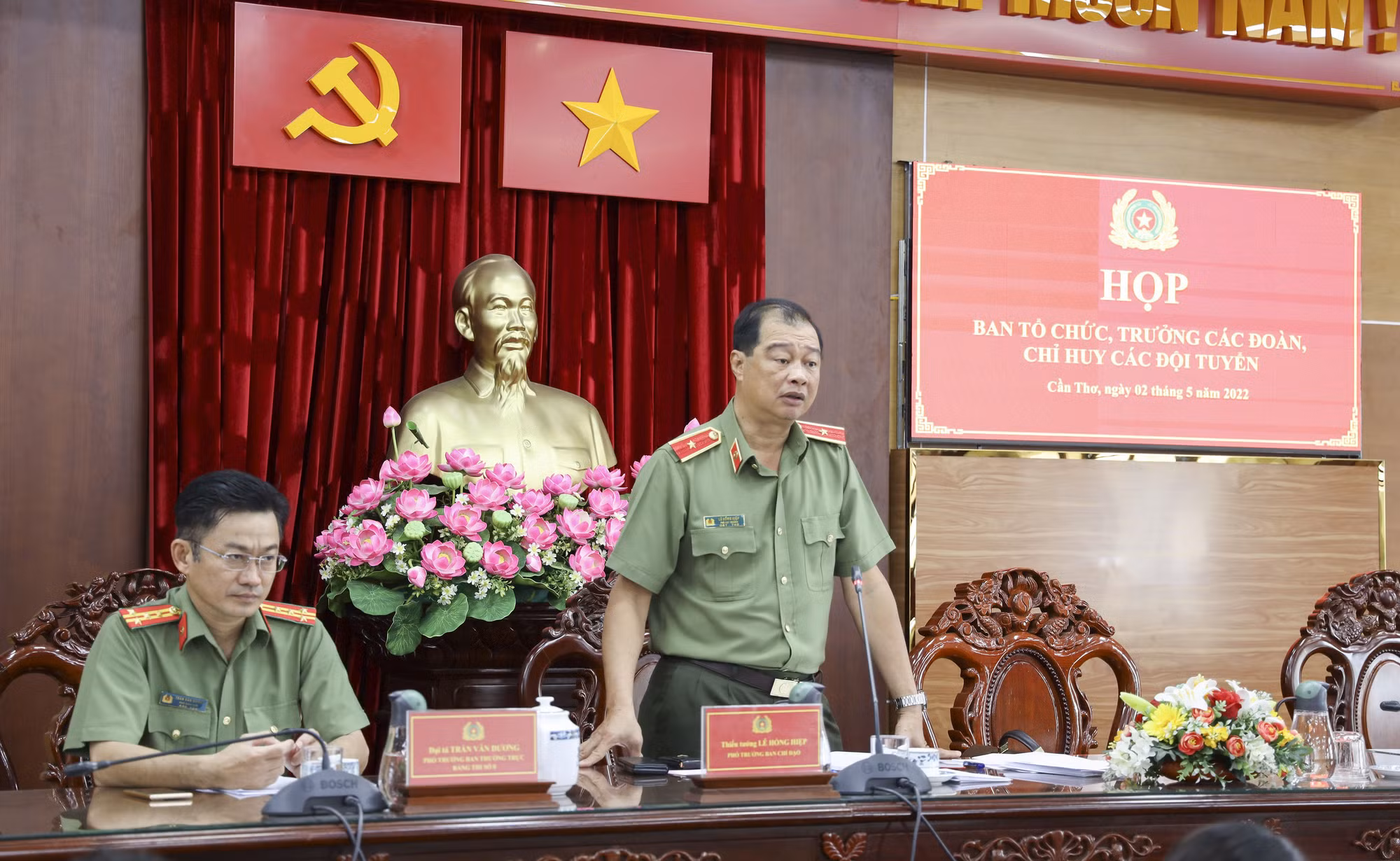 Bốc thăm Hội thi điều lệnh, bắn súng, võ thuật CAND -0