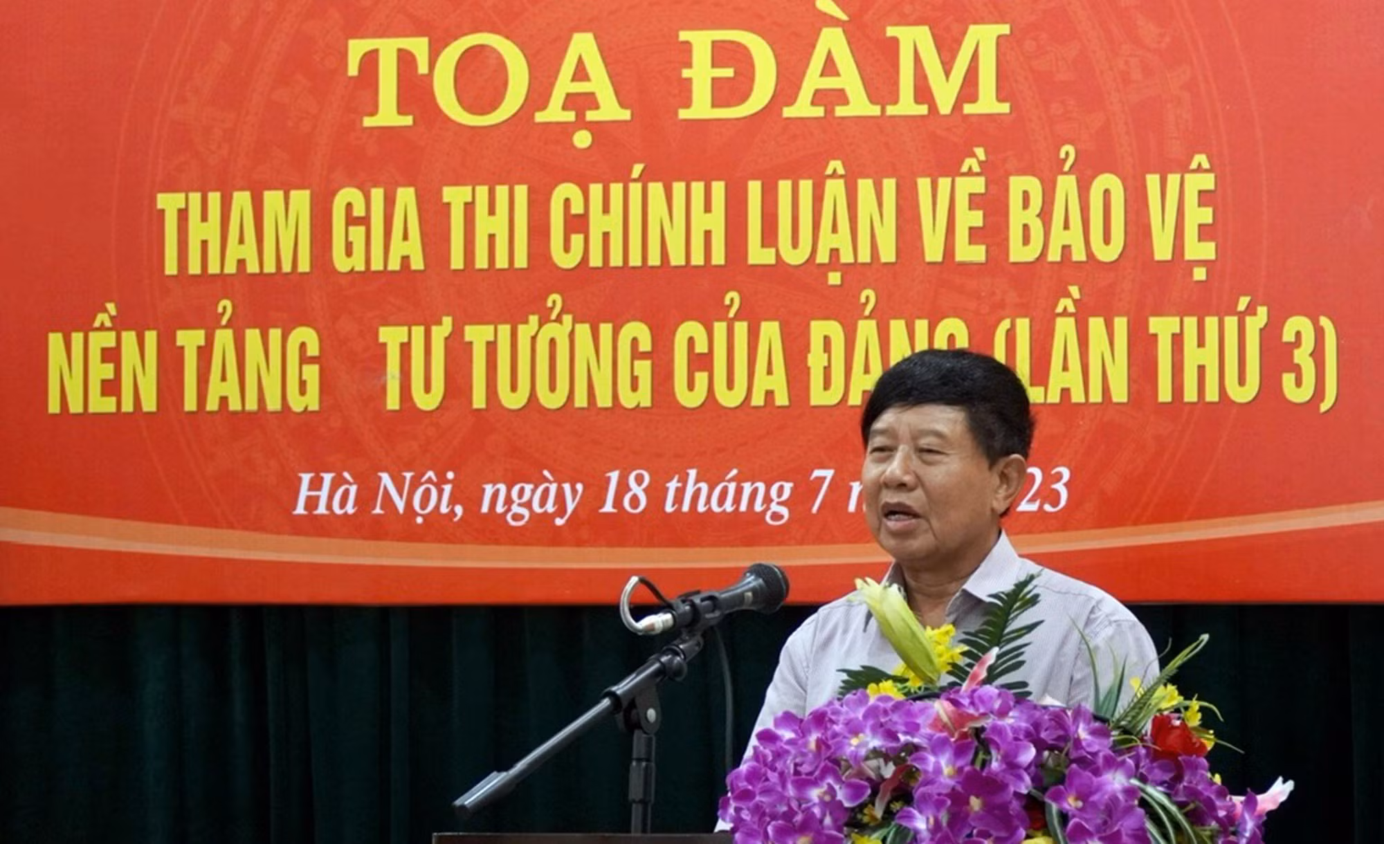 Tướng lĩnh, sĩ quan Công an hưu trí tích cực tham gia bảo vệ nền tảng tư tưởng của Đảng -0