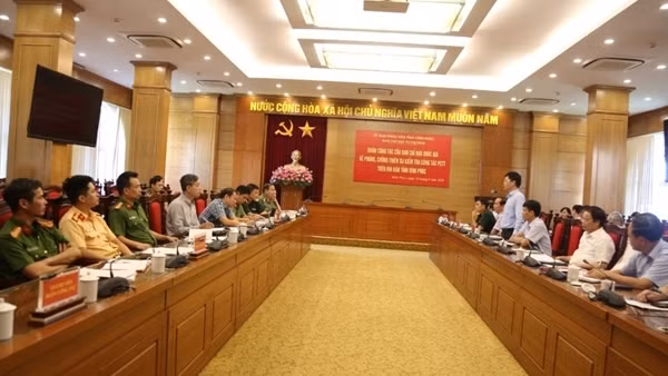Kiểm tra công tác phòng chống thiên tai tại Vĩnh Phúc