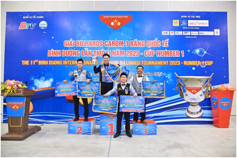 Ấn tượng mùa giải Billiards Carom 3 băng quốc tế Bình Dương năm 2023 – Cup Number 1 -0