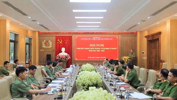 Khối các trường Cao đẳng CAND tổng kết phong trào thi đua "Vì an ninh Tổ quốc"