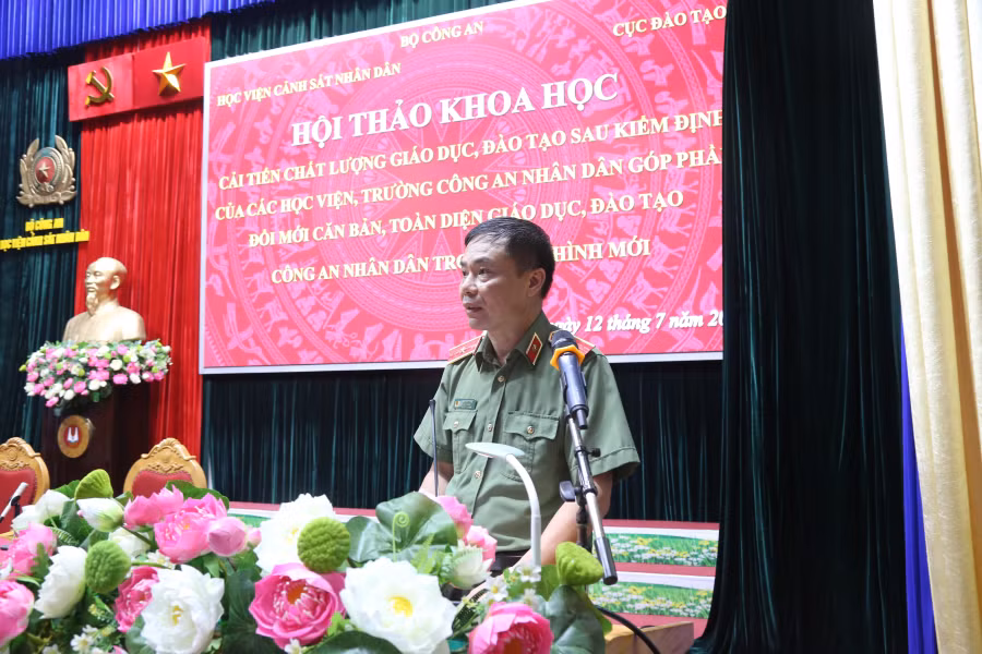 Cải tiến chất lượng đào tạo, hiện thực hoá mục tiêu đổi mới căn bản, toàn diện giáo dục đào tạo trong CAND -0