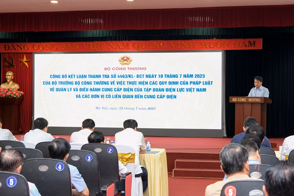 Công bố kết luật thanh tra chuyên ngành về cung ứng điện của EVN và các đơn vị có liên quan đến cung cấp điện -0