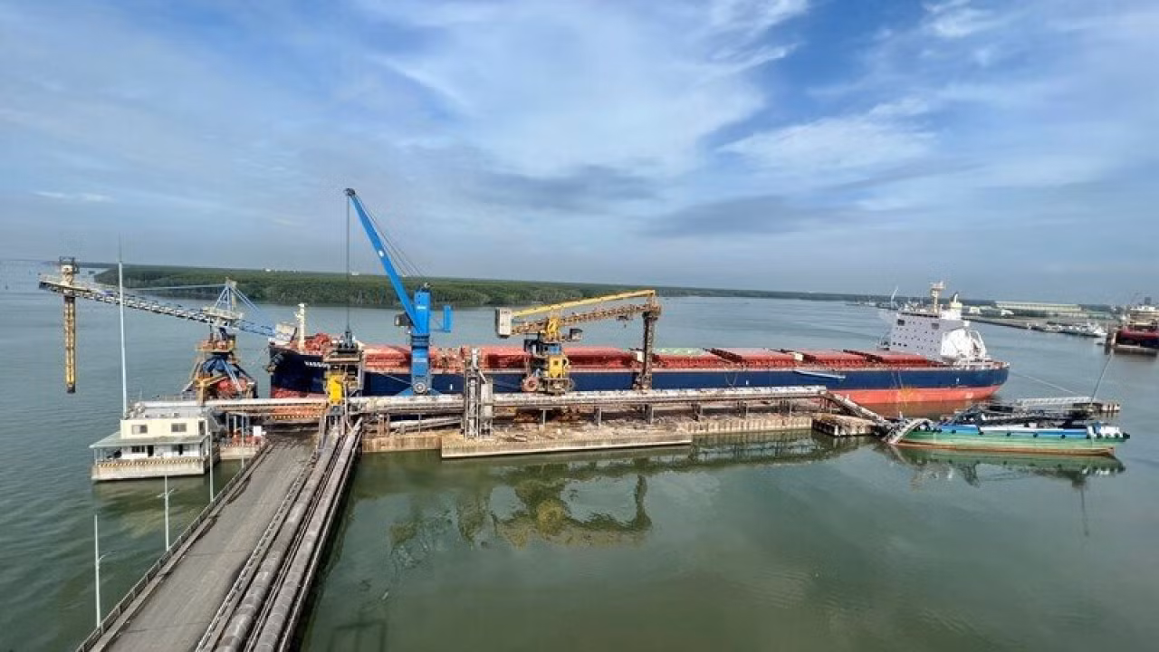 Tàu container hơn 142.000 tấn va chạm tàu hàng đang neo đậu trên sông Thị Vải -0