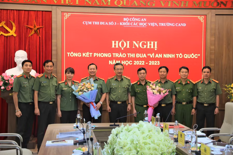 Cụm thi đua số 3 các trường Cao đẳng CAND tổng kết phong trào thi đua 