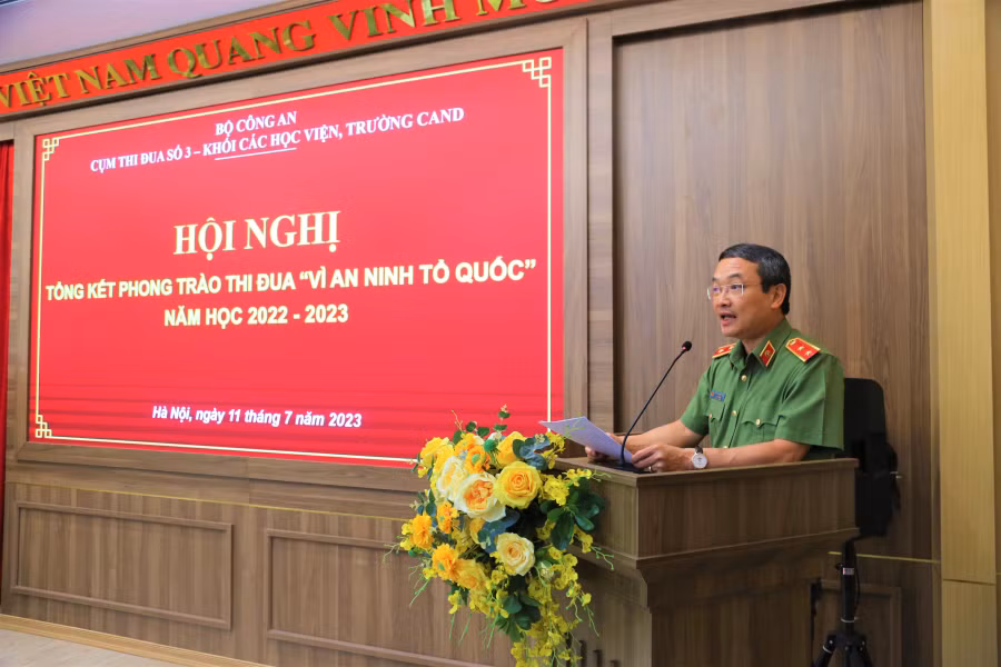 Cụm thi đua số 3 các trường Cao đẳng CAND tổng kết phong trào thi đua 