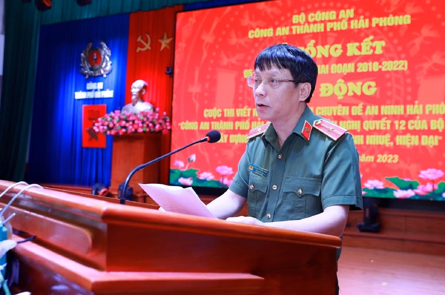 Công an Hải Phòng phát động Cuộc thi viết năm 2023 về lực lượng CAND trên chuyên đề An ninh Hải Phòng -0