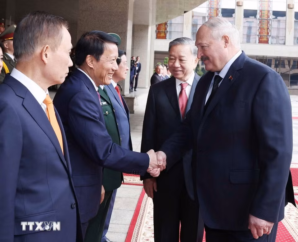 Lễ đón Tổng Bí thư Tô Lâm thăm cấp Nhà nước Cộng hòa Belarus -0