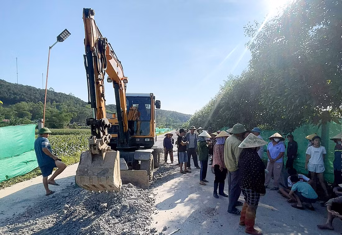 Điêu đứng vì người dân vô cớ cản trở thi công dự án -0