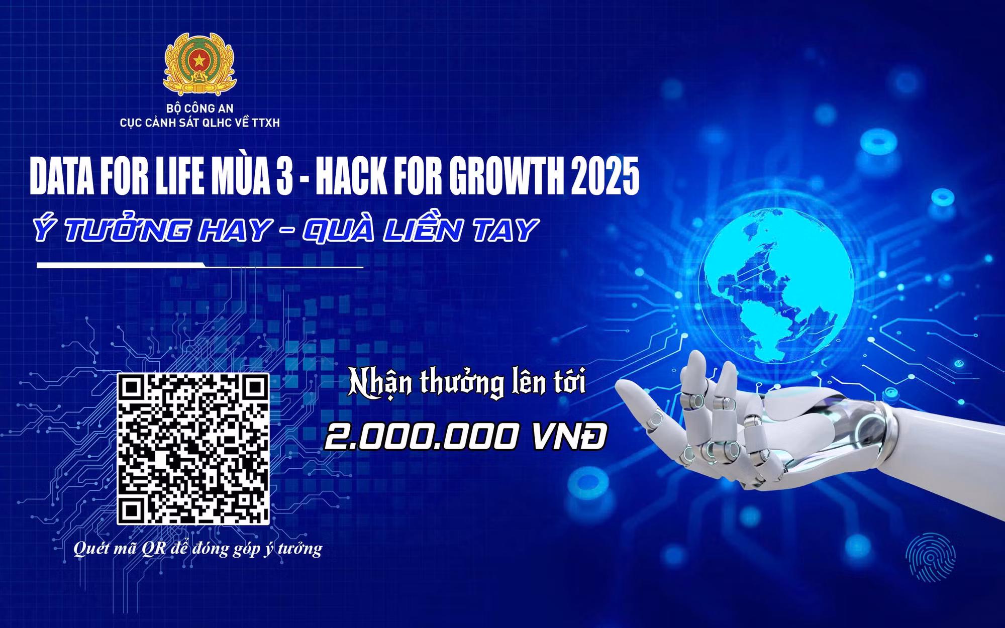 Hơn 100 ý tưởng sáng tạo được đóng góp trong cuộc thi Data for life mùa 3 – Hack for Growth 2025 -0
